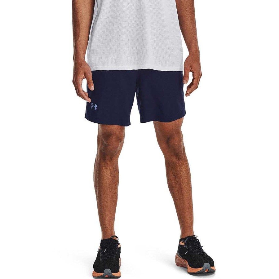 Men Under Armour Shorts | Under Armour Mens Ua Launch 7-Inch Running Shorts Navy