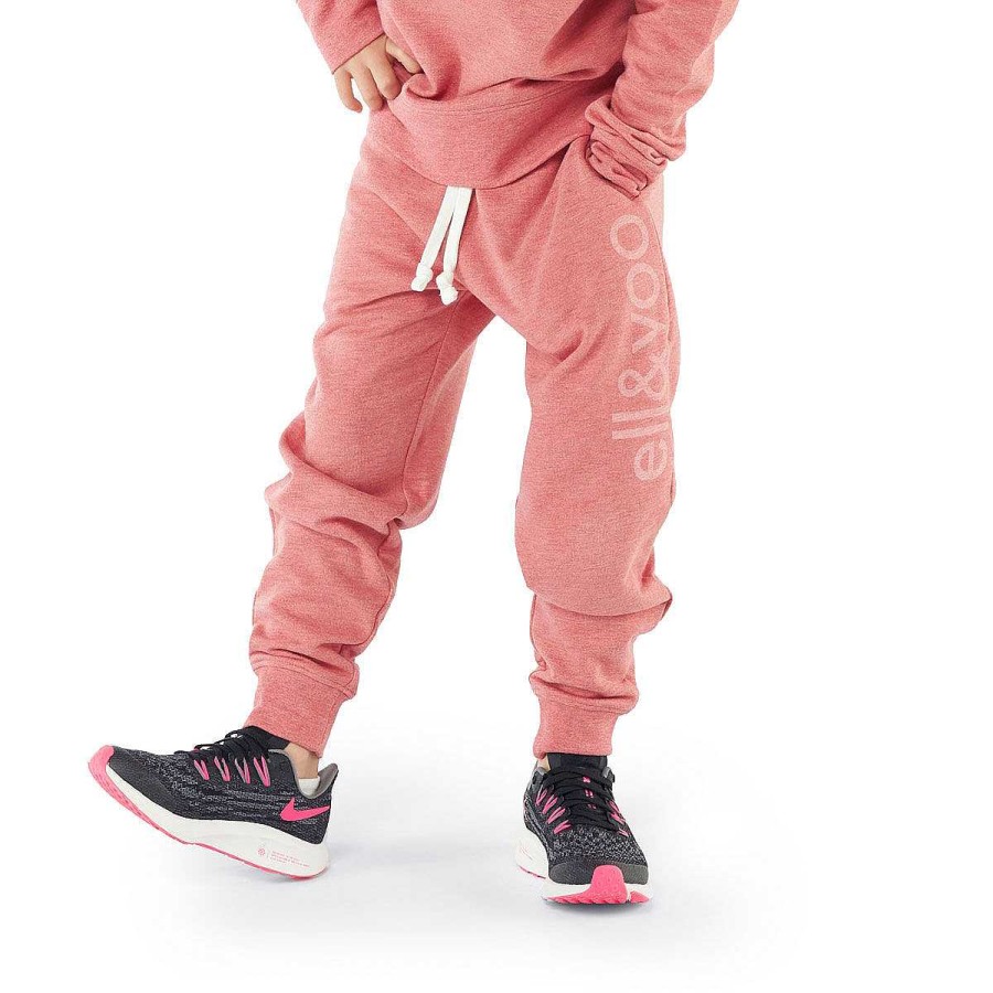 Kids ELL&VOO Track Pants | Ell & Voo Junior Girls Gym Class Track Pants Pink