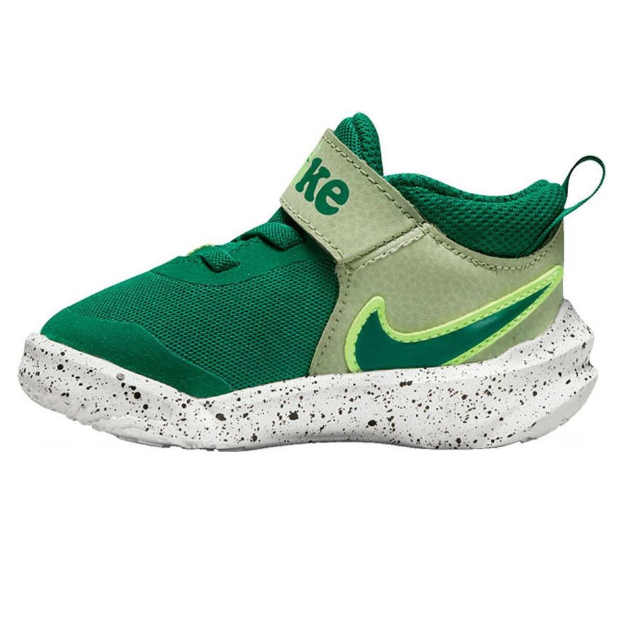 Kids Nike Toddlers Shoes | Nike Team Hustle D 10 Toddlers Shoes Green/White