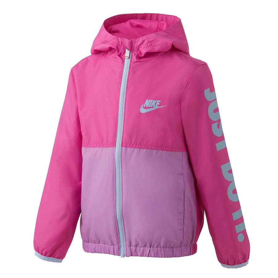 Kids Nike Jackets | Nike Girls Windbreaker Jacket Pink