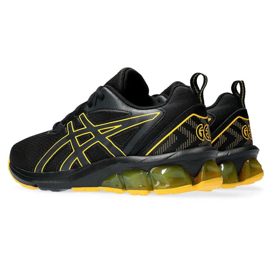 Kids Asics Sneakers | Asics Gel Quantum 90 4 Gs Kids Casual Shoes Black/Yellow