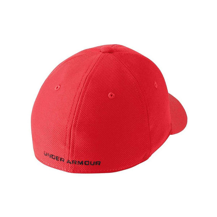 Kids Under Armour Caps | Under Armour Boys Blitzing 3.0 Cap Red / Black