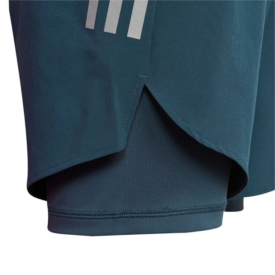 Kids adidas Shorts | Adidas Girls Aeroready 2In1 Running Shorts Blue