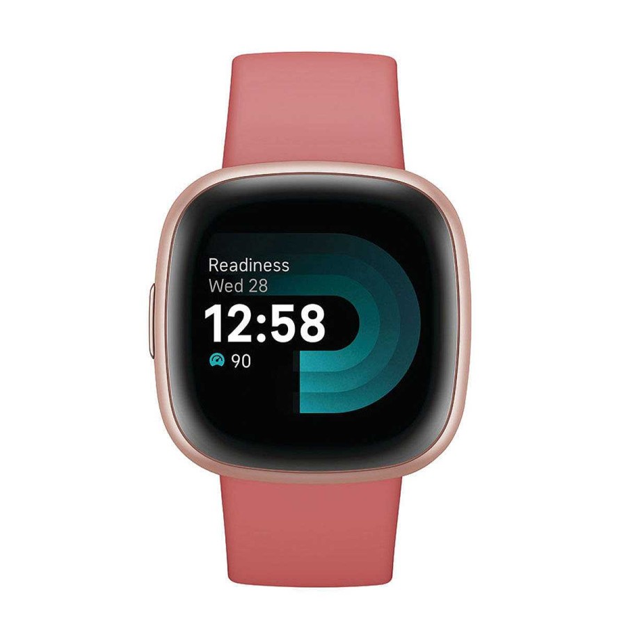 Men Fitbit Watches And Trackers | Fitbit Versa 4 Elevated Fitness Watch - Pink Sand/Copper Rose