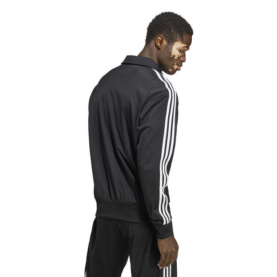 Men adidas Originals Hoodies & Sweatshirts | Adidas Originals Mens Adicolor Classics Firebird Track Jacket Black