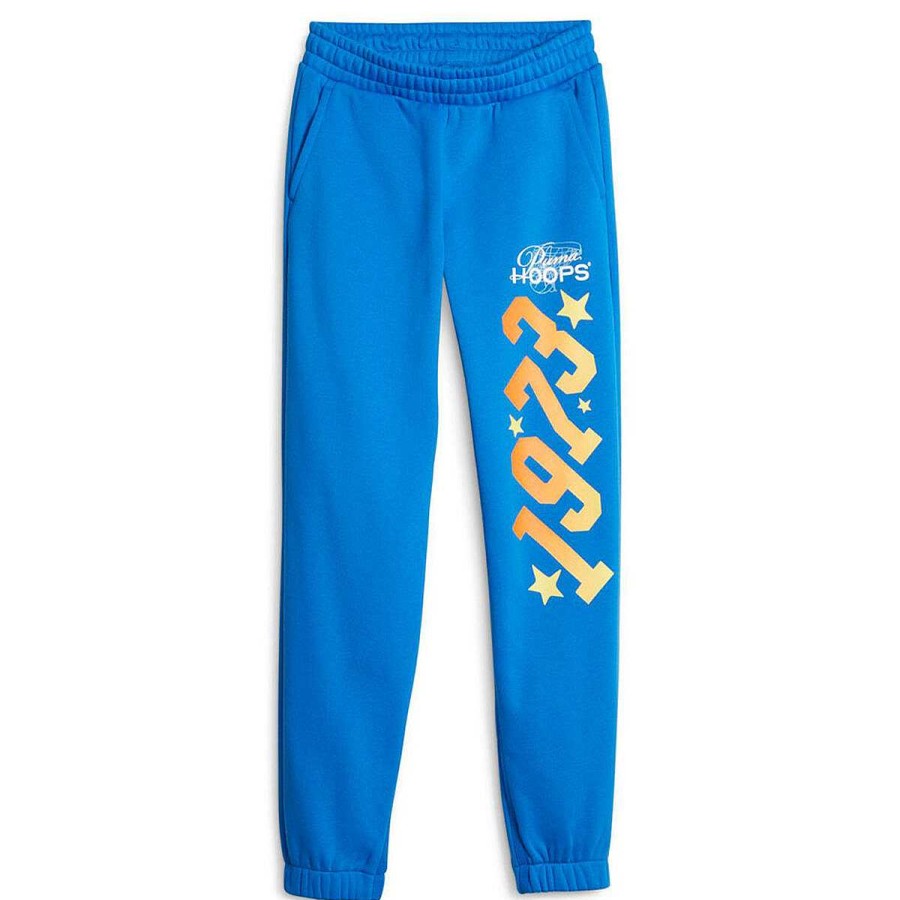 Kids PUMA Activewear | Puma Youth Basketball Swish Track Pants Blue