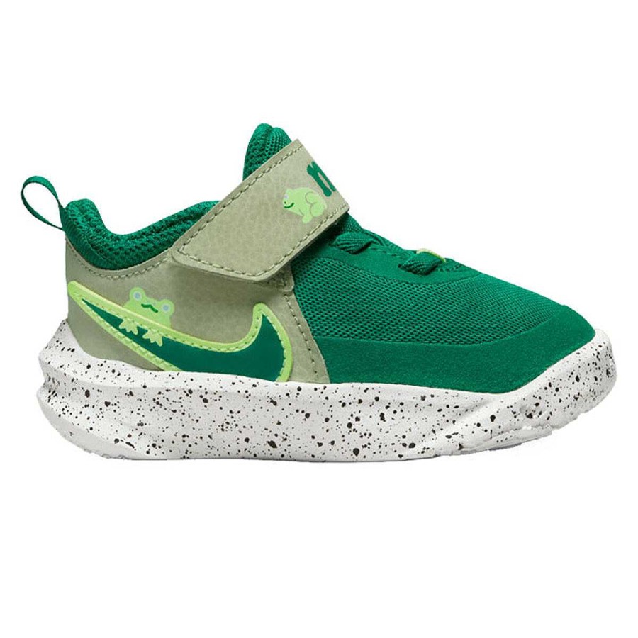 Kids Nike Toddlers Shoes | Nike Team Hustle D 10 Toddlers Shoes Green/White