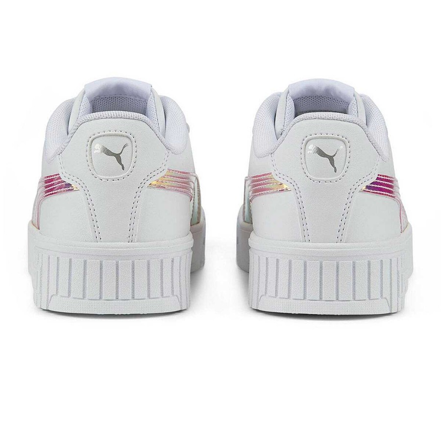 Kids PUMA Casual | Puma Carina 2.0 Holo Gs Kids Casual Shoes White/Silver