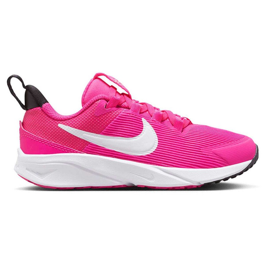 Kids Nike Boys Shoes | Nike Star Runner 4 Ps Kids Running Shoes Pink/White