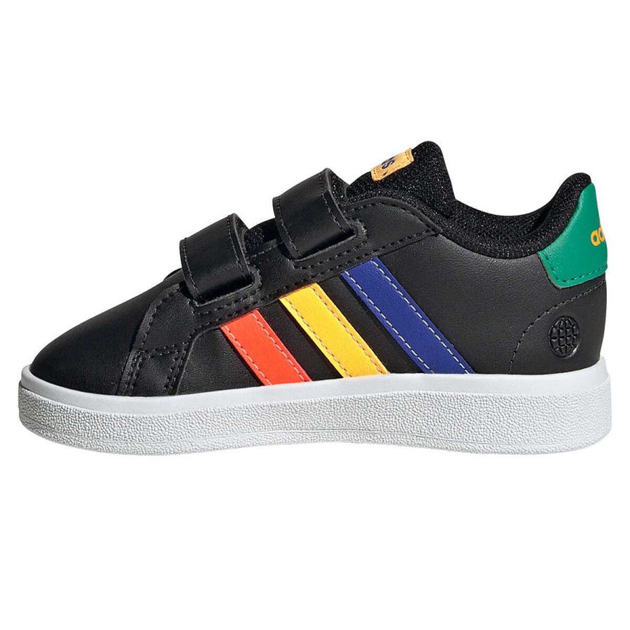 Kids adidas Boys Shoes | Adidas Grand Court 2.0 Toddlers Shoes Black/Blue