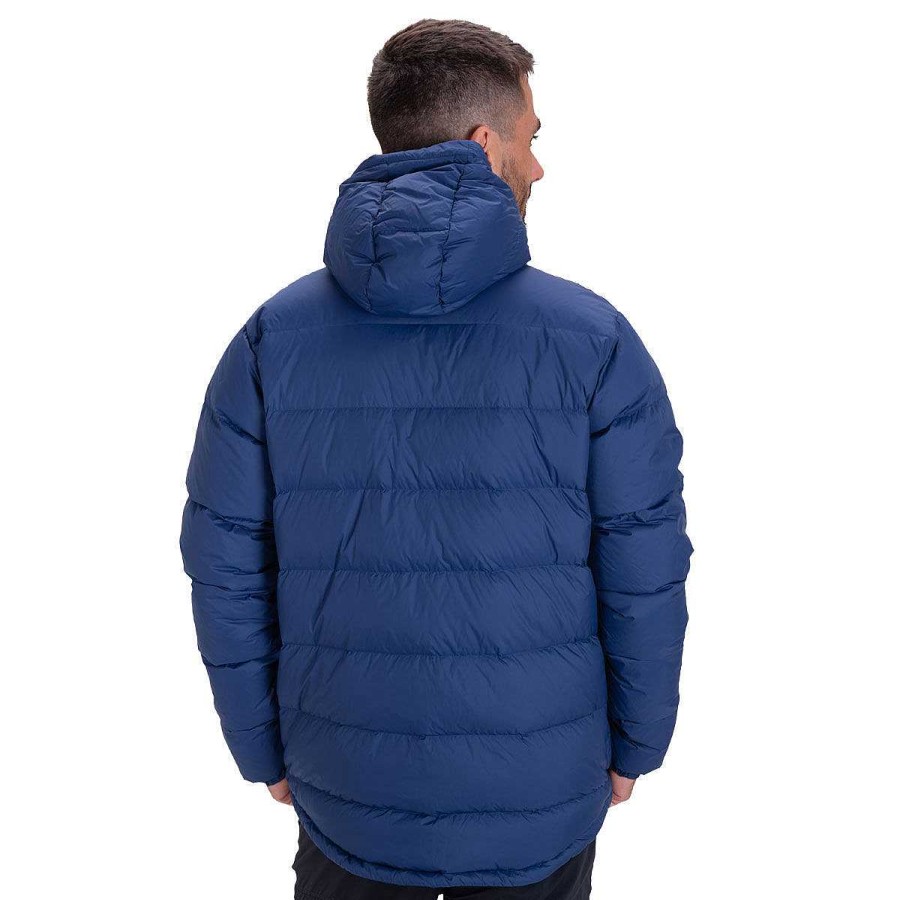 Men macpac Hoodies & Sweatshirts | Macpac Mens Halo Hooded V2 Down Jacket Naval Academy