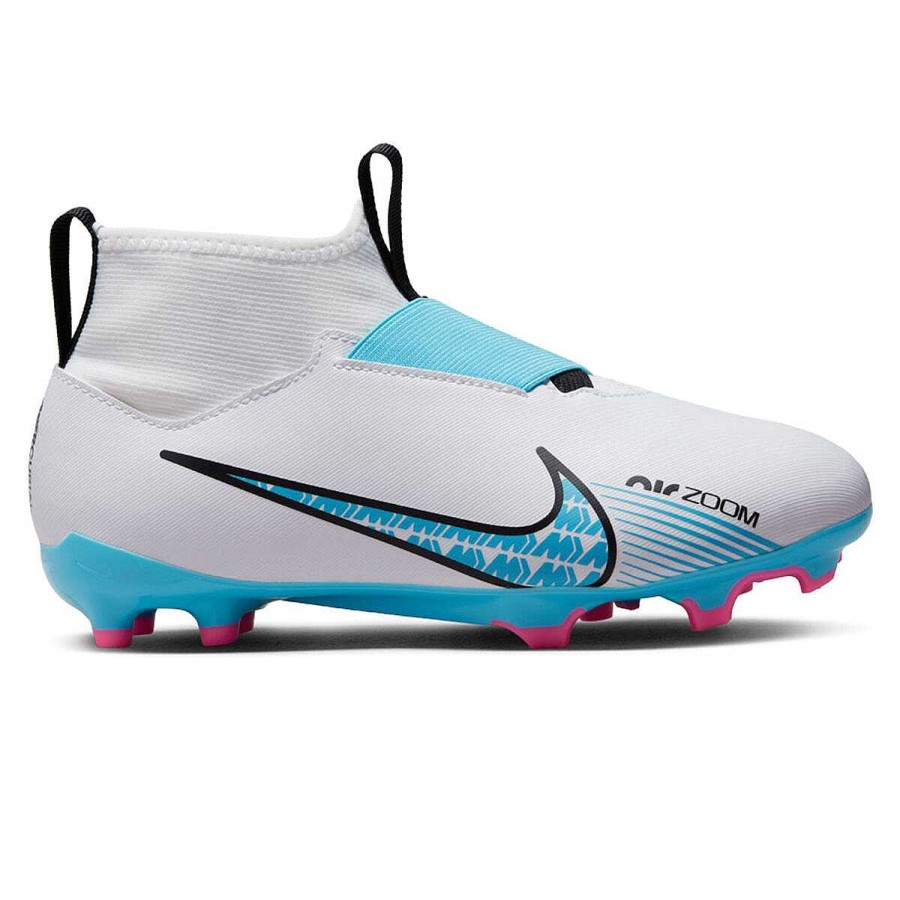 Kids Nike Football Boots | Nike Zoom Mercurial Superfly 9 Academy Kids Football Boots Us 6 White/Blue