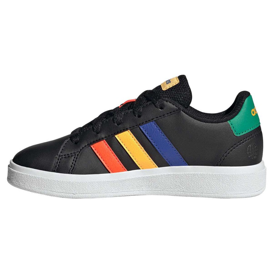 Kids adidas Sneakers | Adidas Grand Court 2.0 Kids Casual Shoes Us 7 Black/Blue