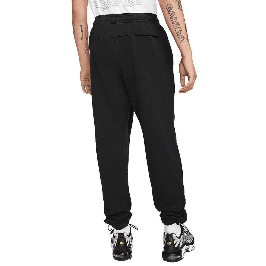 Men Nike Track Pants | Nike Air Mens French Terry Jogger Pants Black