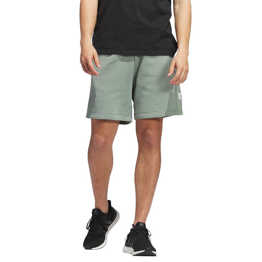 Men adidas Shorts | Adidas Mens Lounge French Terry Shorts Green