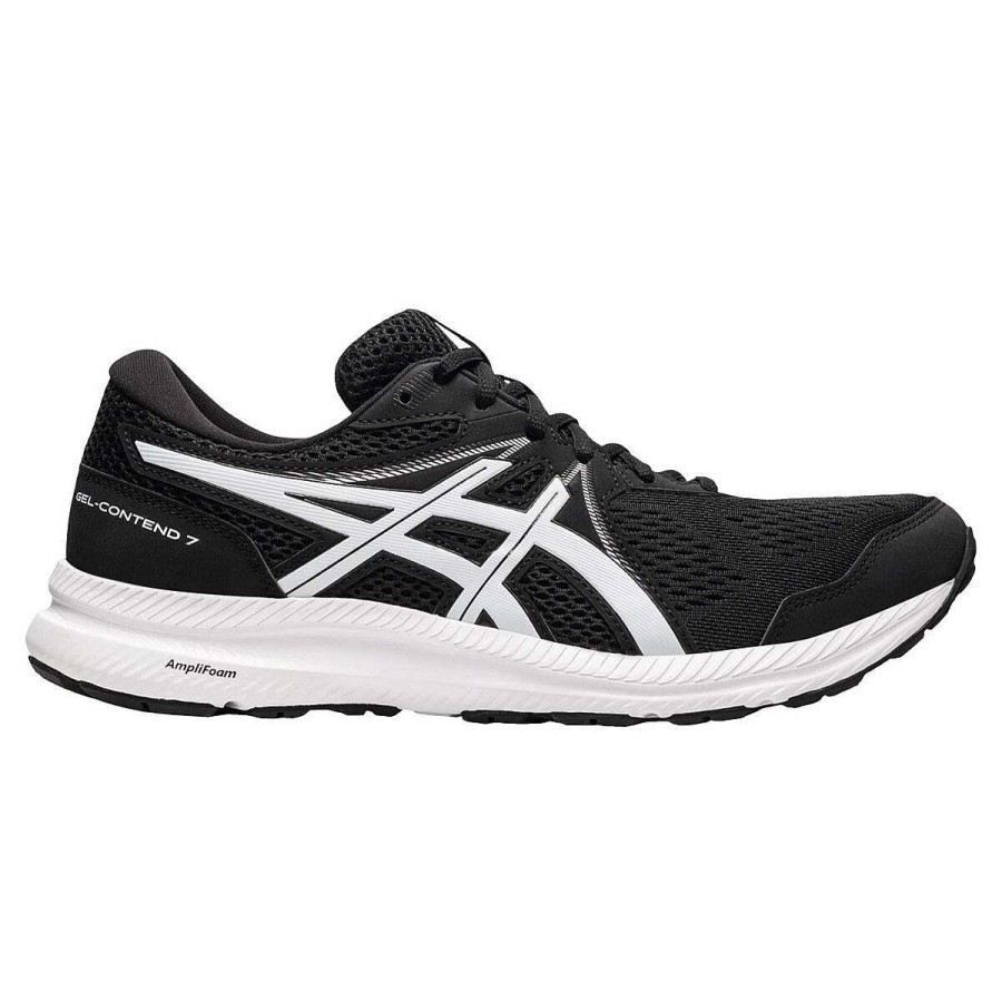 Kids Asics School Shoes | Asics Gel Contend 7 4E Mens Running Shoes Black/White