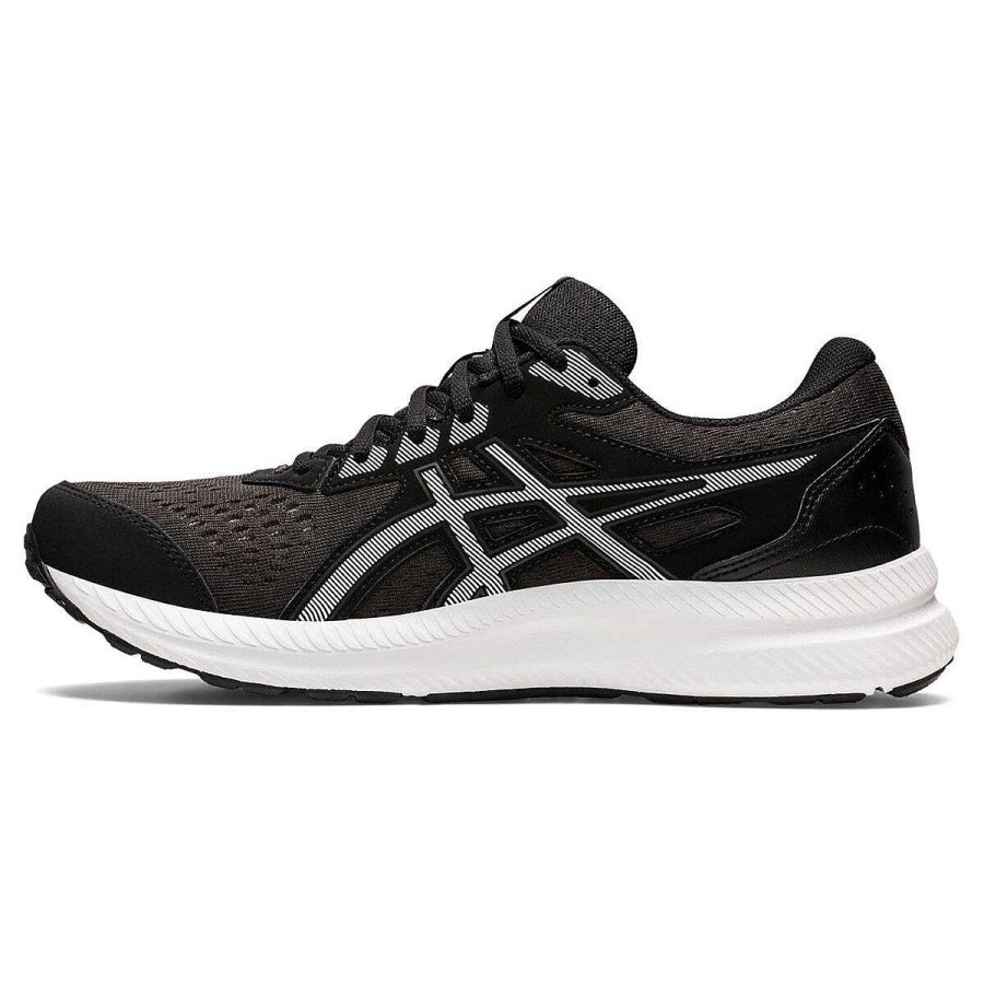 Kids Asics School Shoes | Asics Gel Contend 8 Mens Running Shoes Black/White