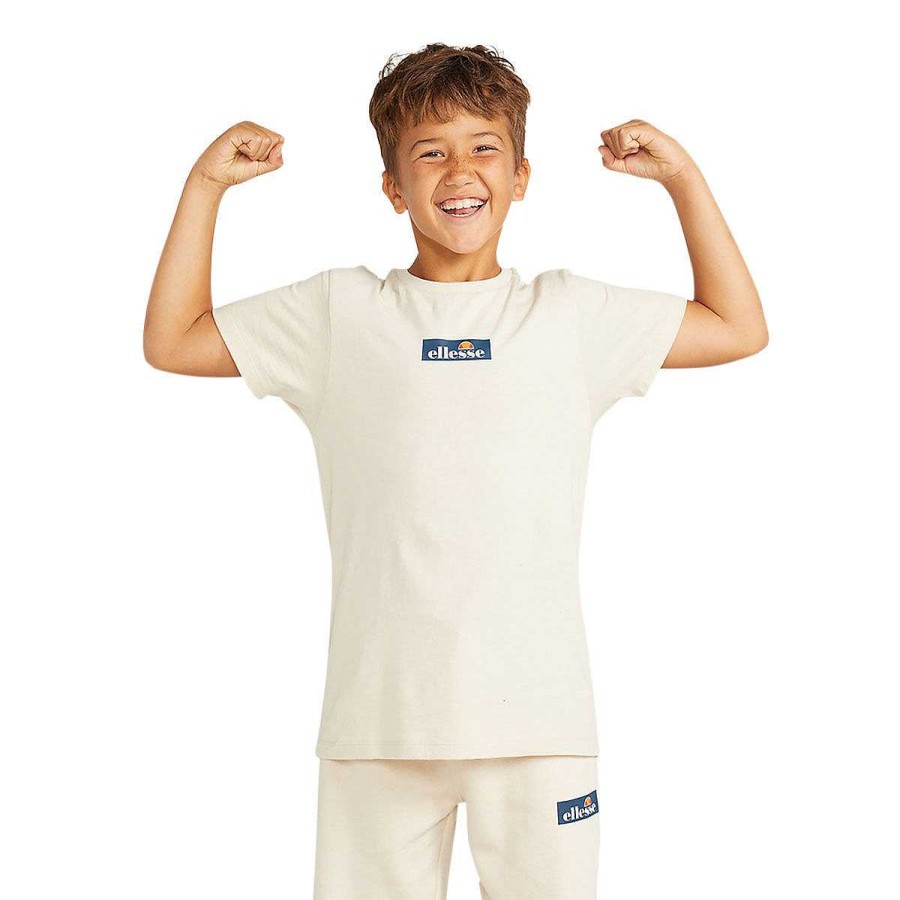 Kids Ellesse Tees & Tops | Ellesse Boys Tenio Tee Beige