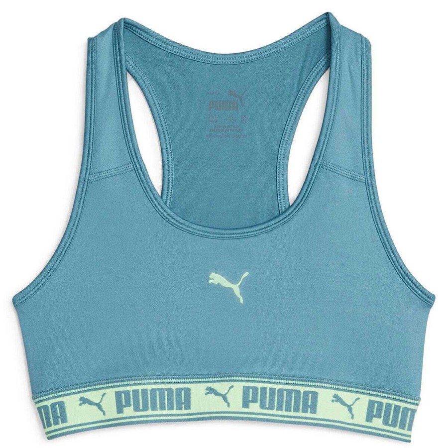 Kids PUMA Bras & Crops | Puma Girls Strong Sports Bra Blue