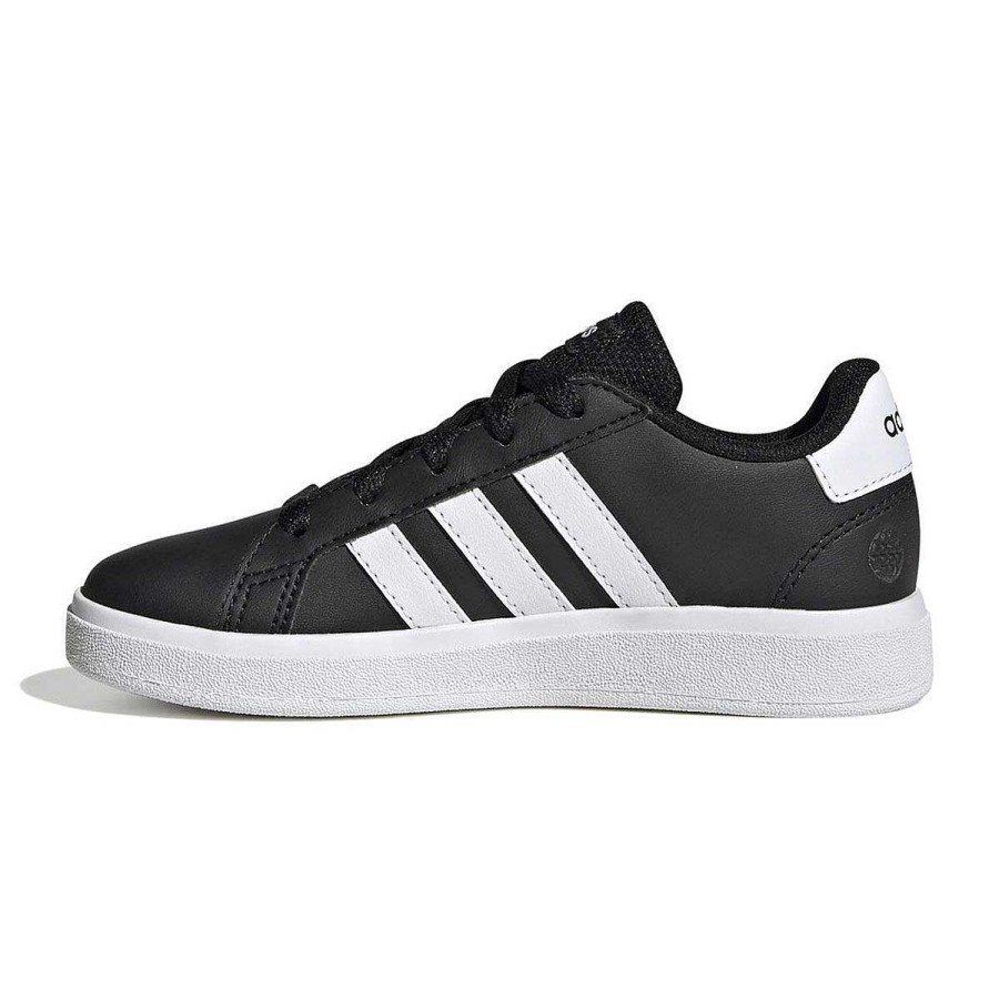 Kids adidas Girls Shoes | Adidas Grand Court 2.0 Kids Casual Shoes Black/White