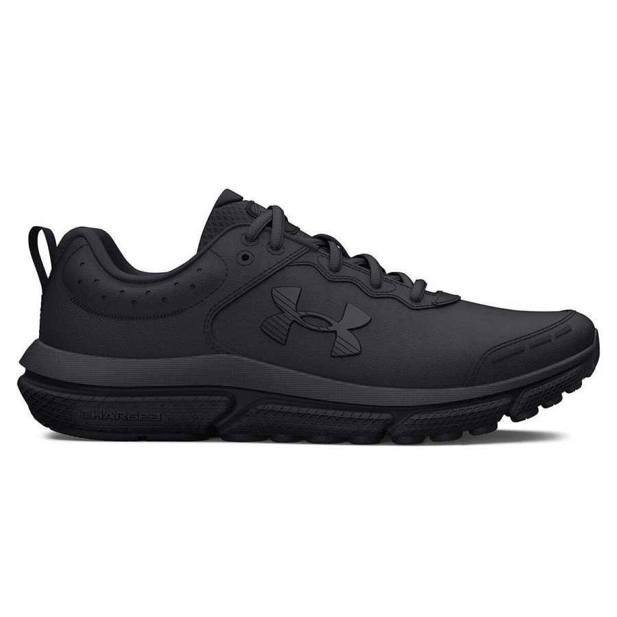 Kids Under Armour School Shoes | Under Armour Assert 10 Uniform Gs Kids Running Shoes Black