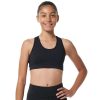 Kids ELL&VOO Bras & Crops | Ell & Voo Girls Natalie Crop Top 14 Black