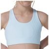 Kids ELL&VOO Bras & Crops | Ell & Voo Junior Girls Trinity Crop Top Blue