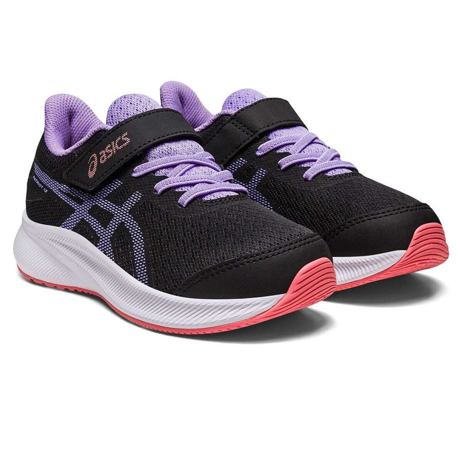 Kids Asics Training | Asics Patriot 13 Ps Kids Running Shoes Us 11 Black/Purple