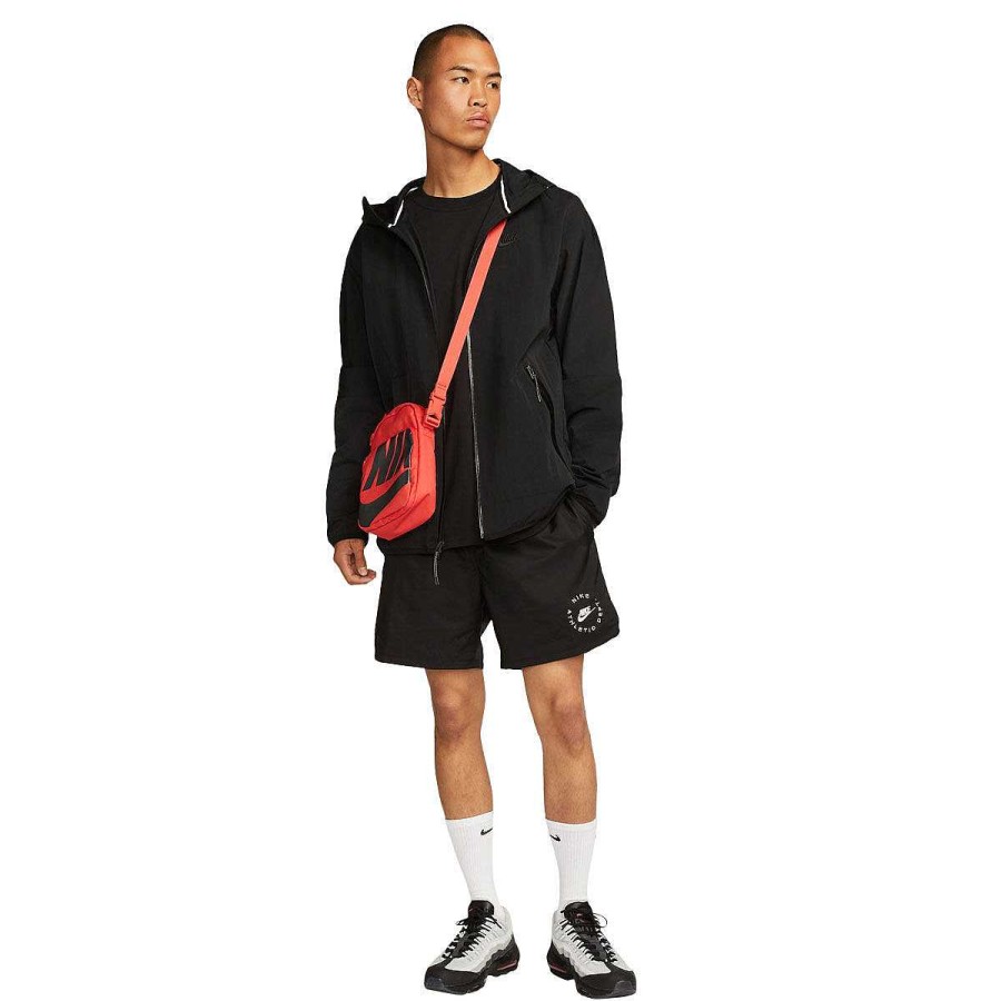 Men Nike Shorts | Nike Mens Club Woven Lined Flow Shorts Black