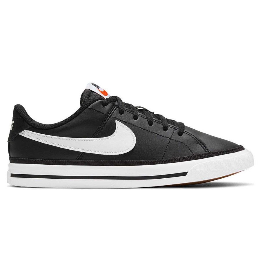 Kids Nike Casual | Nike Court Legacy Kids Casual Shoes Black/White