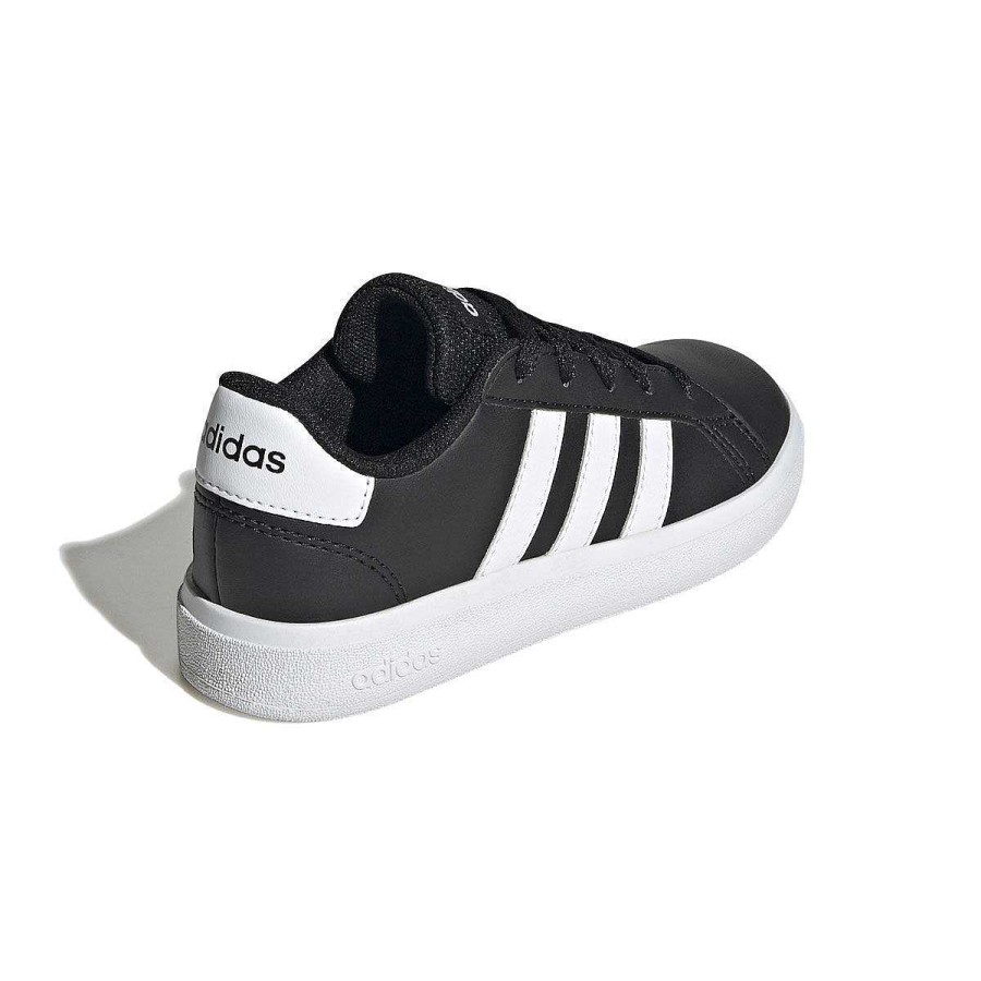 Kids adidas Girls Shoes | Adidas Grand Court 2.0 Kids Casual Shoes Black/White