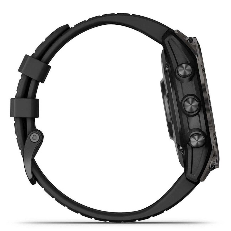 Men Garmin Watches And Trackers | Garmin Fenix 7 Pro Sapphire Solar Smartwatch - Carbon Gray