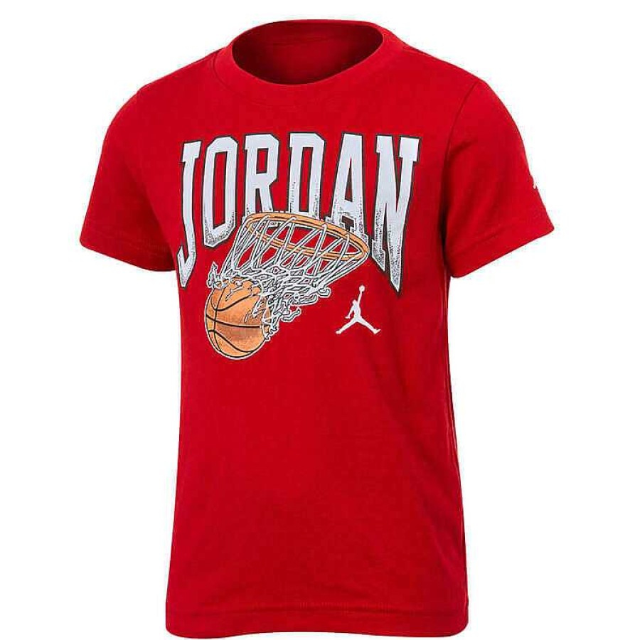 Kids Jordan Tees & Tops | Jordan Junior Boys Buckets Tee Red