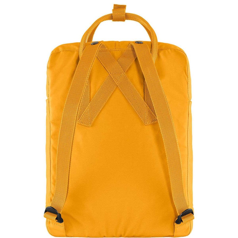 Men Fjallraven Bags | Fjallraven Kanken Backpack Warm Yellow