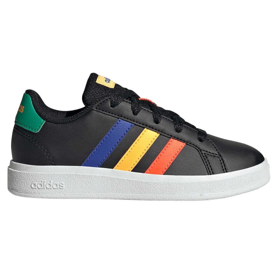 Kids adidas Girls Shoes | Adidas Grand Court 2.0 Kids Casual Shoes Us 7 Black/Blue