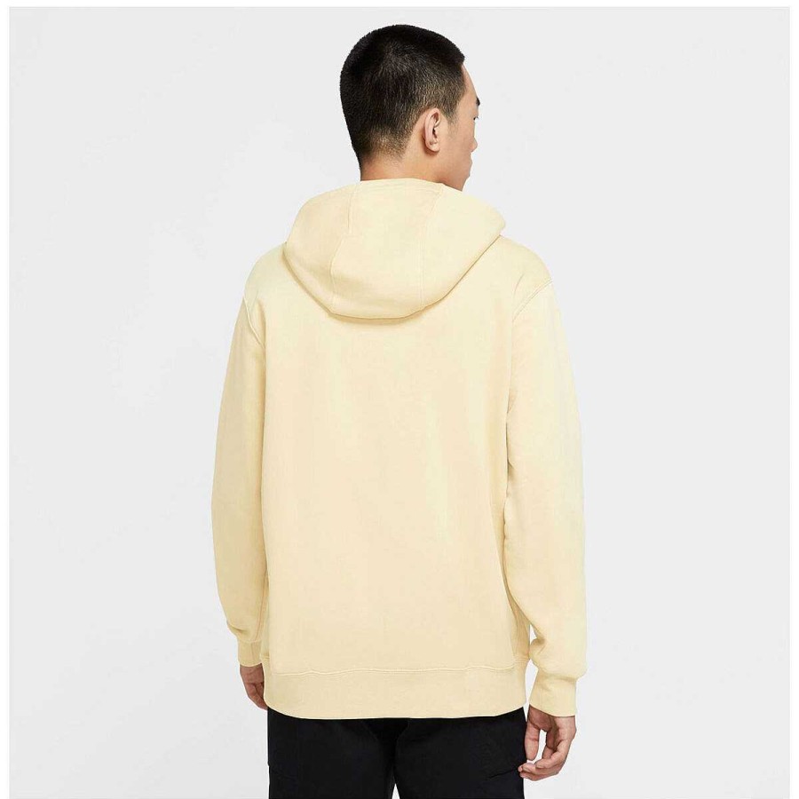 Men Nike Hoodies & Sweatshirts | Nike Sportswear Mens Club Fleece Hoodie Yellow