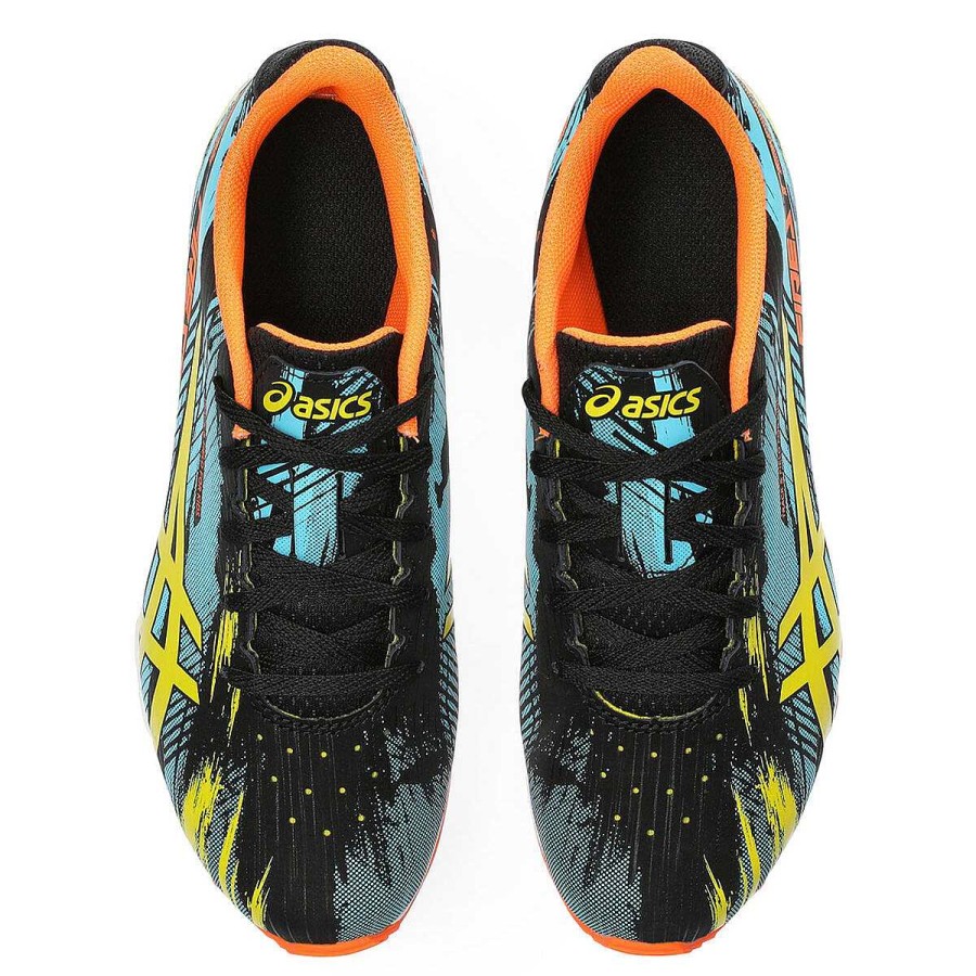 Kids Asics Girls Shoes | Asics Gel Firestorm 5 Kids Track Shoes Blue/Black