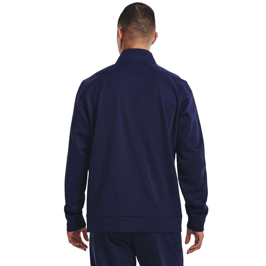 Men Under Armour Hoodies & Sweatshirts | Under Armour Mens Ua Armour Fleece 1/4 Zip Sweatshirt Blue