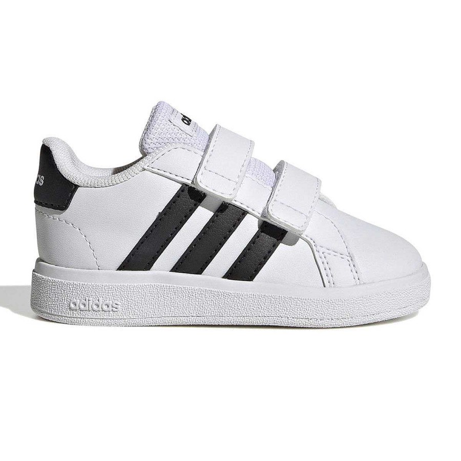 Kids adidas Boys Shoes | Adidas Grand Court 2.0 Toddlers Shoes White/Black