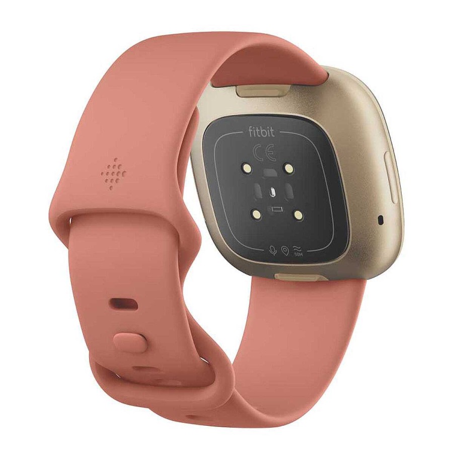 Men Fitbit Watches And Trackers | Fitbit Versa 3 - Pink Clay Gold