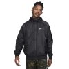 Men Nike Hoodies & Sweatshirts | Nike Mens Sportswear Windrunner Jacket Black/White