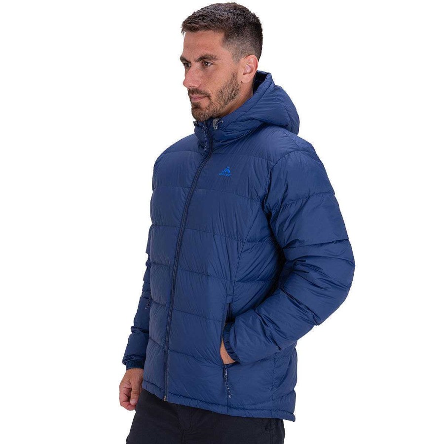 Men macpac Jackets | Macpac Mens Halo Hooded V2 Down Jacket Naval Academy