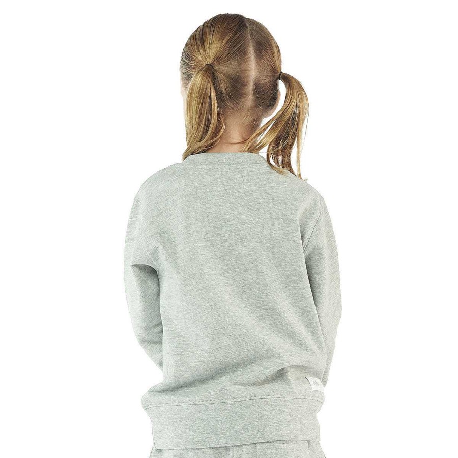 Kids ELL&VOO Hoodies & Sweatshirts | Ell & Voo Junior Girls Gym Class Crew Grey