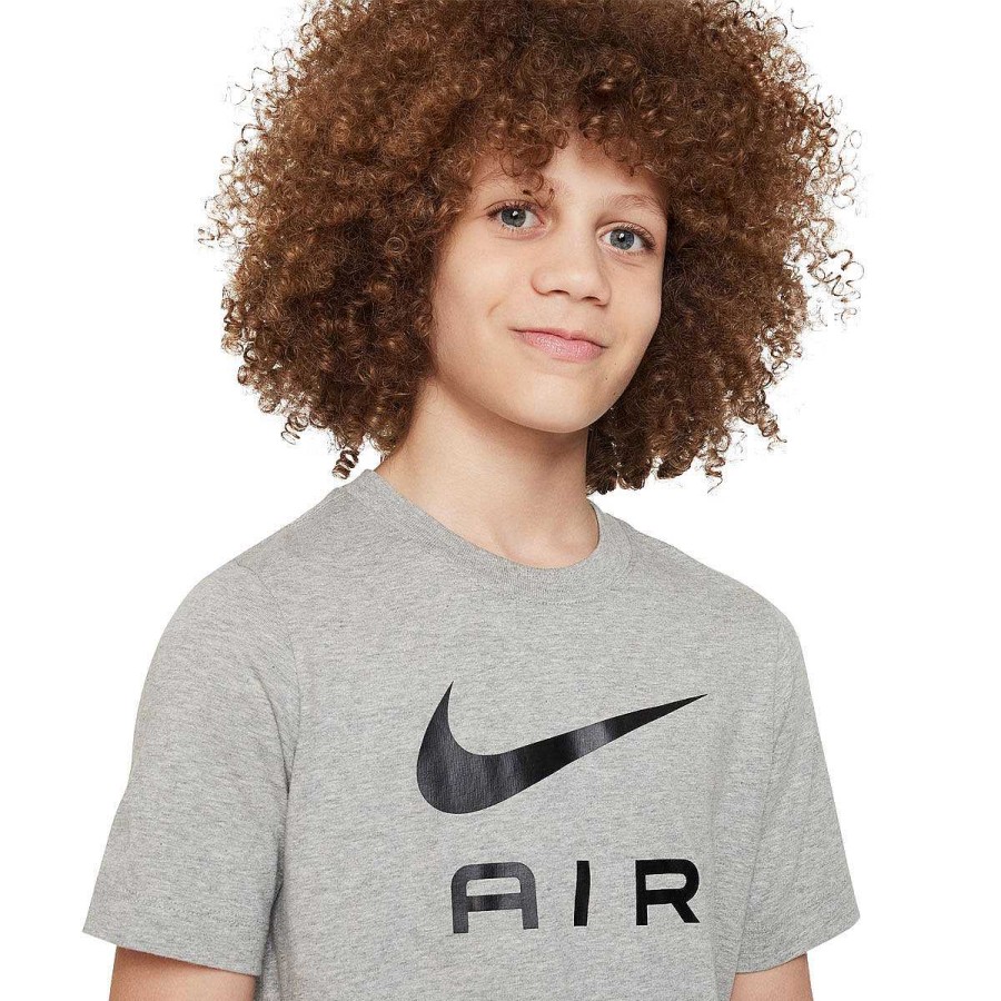 Kids Nike Tees & Tops | Nike Air Boys Sportswear Graphic Tee Grey