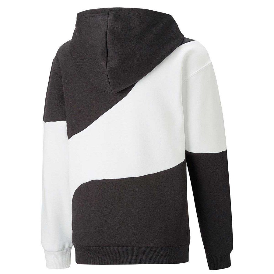 Kids PUMA Hoodies & Sweatshirts | Puma Boys Power Cat Fleece Hoodie Black