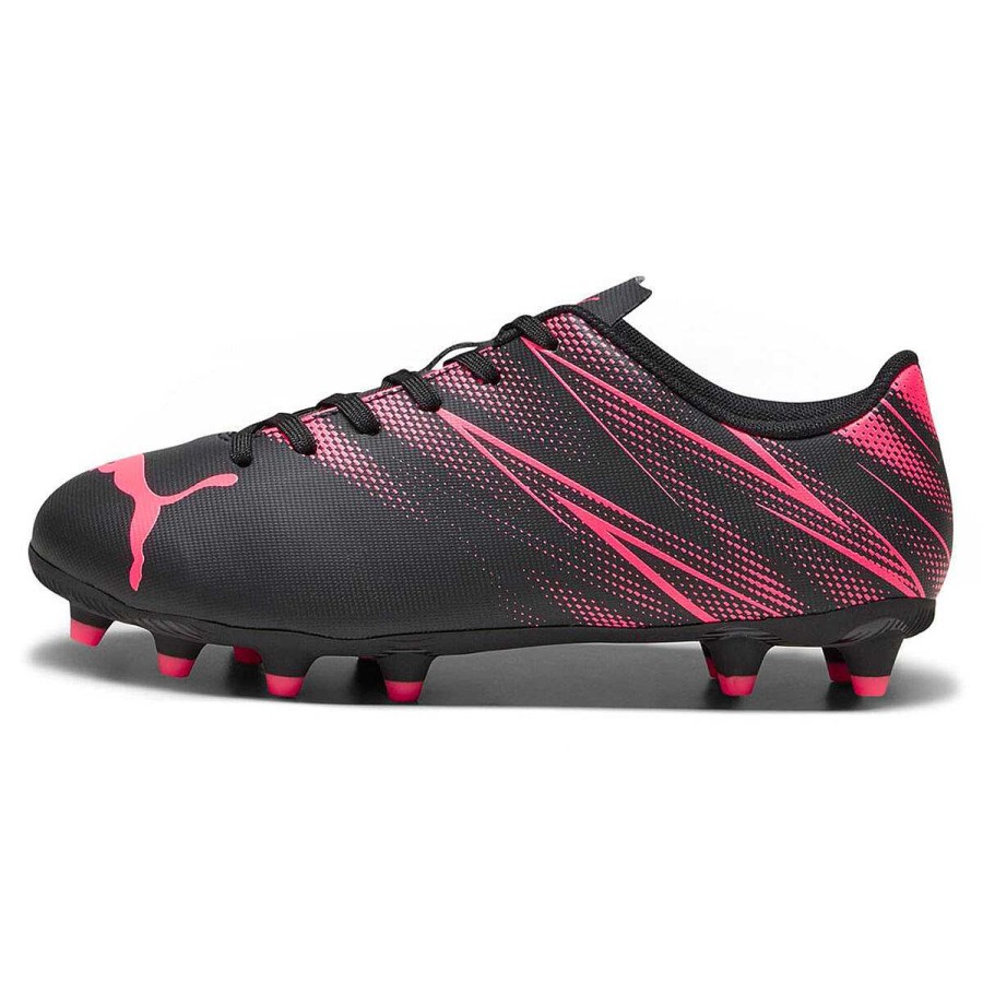 Kids PUMA Football Boots | Puma Attacanto Kids Football Boots Black/Red