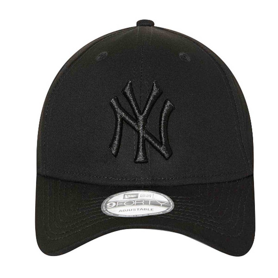 Men New Era Caps | New York Yankees New Era 9Forty Core Cap Black