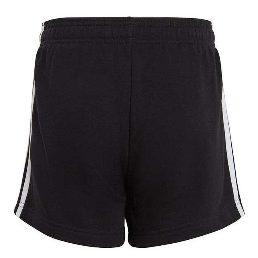 Kids adidas Shorts | Adidas Girls Essential 3-Stripes Shorts Black