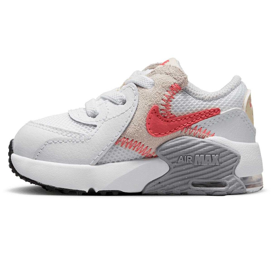 Kids Nike Toddlers Shoes | Nike Air Max Excee Toddlers Shoes White/Pink