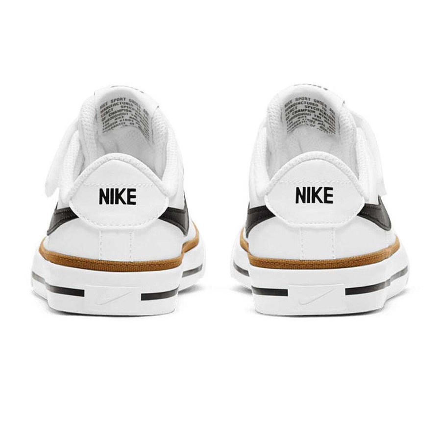 Kids Nike Casual | Nike Court Legacy Ps Kids Casual Shoes White/Black